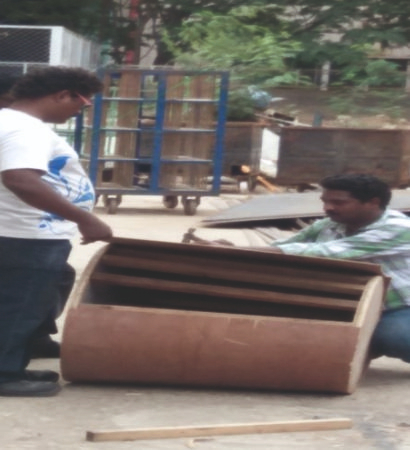 Thermlyte ladle shuttering preparation